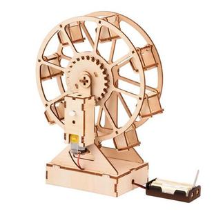 Electric Ferris Wheel 3D Wooden Puzzle DIY Assembly
