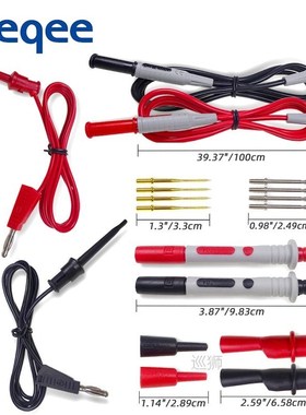 P1308B Multimeter Test Leads Kit with Replaceable needles al