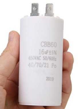 1PC Starting Capacitor Spade Terminals Motor Permanent 16uf