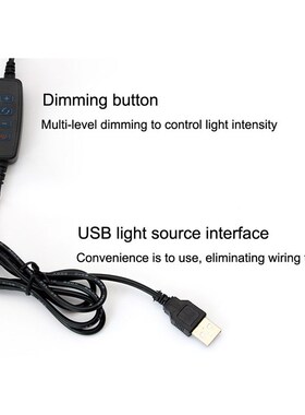 Zerouno Clip Led-Lamp-Clip Hose-Table Desk-Book Reading-Ligh