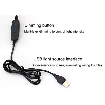 Zerouno Clip Led-Lamp-Clip Hose-Table Desk-Book Reading-Ligh