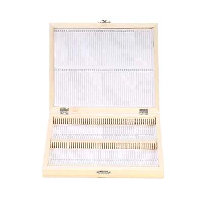 KKmoon 100-Places Wooden Slide Storage Box with Numbered Slo