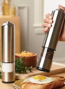 1pc Electric salt and pepper grinding Electronically adjusta