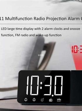 Projection Alarm Clock Digital Alarm Clock With Snooze FM Fu