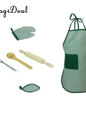 Kitchen Cooking Set, Baking Cake Food Toy Kids Apro