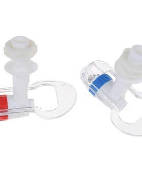 2pcs Plastic Push Handle Tap Faucet Component Ideal Replacem