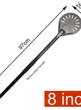 7 8 9 inch Perforated Pizza Turning Peel Non Slip wooden Han