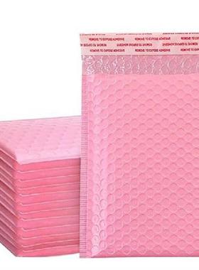 50PCS Light Pink Poly Bubble Mailer Padded Envelope Self