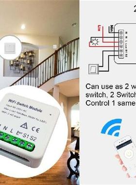 1/4pcs Smart Switch Smart Home Life/Tuya APP 1/2 Way