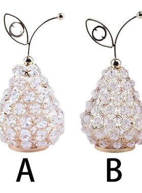 Crystal Fruit Ornament, Light Luxury Modern Shiny Nordic