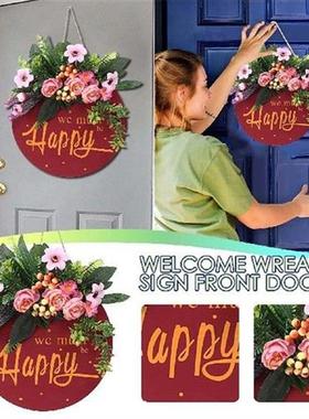 Farmhouses Sign Rustic Hanger Decor Home Welcome Porch