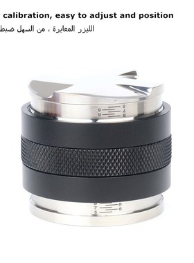 Coffee Distributor 51 53 58MM  2 in 1 Espresso Tamper Stainl