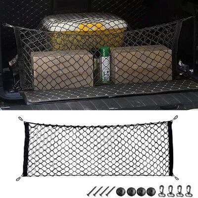 3Sizes Car Trunk Rear Storage Net Cargo Luggage Elastic Net