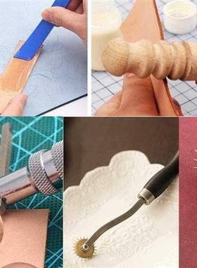 34Pcs Leather Working Tools And Supplies With Leather Thread