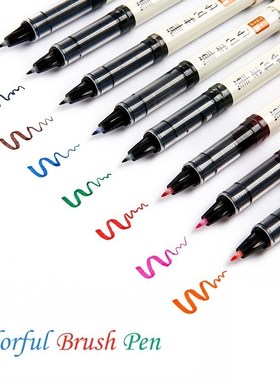 Pilot Fude Makase Color Brush Pens Calligraphy Pen Extra Fi