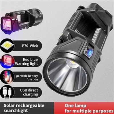 LED Flashlight Large Capacity Battery Waterproof Handheld