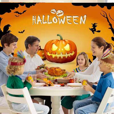 Foreign trade stock new Halloween decoration skull backgroun