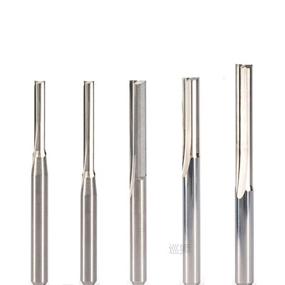 10pc 3.175mm 4mm 5mm Two Flutes Straight router bits wood CN