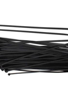 100Pcs Black Nylon Network Cord Cable Zip Wire Tie Fastener