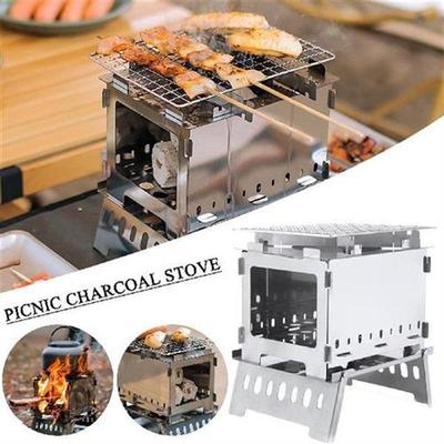 Quality Metal Firewood Stove Practical Barbecue Stand For