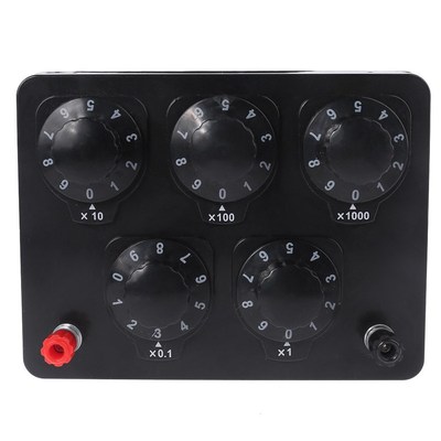 New 0-9999.9 Ohm Variable Resistance Box Decade Resistor Exp