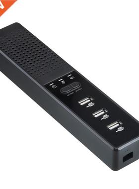 Computer Speakers Microphone USB Hub Plug and Play USB Confe