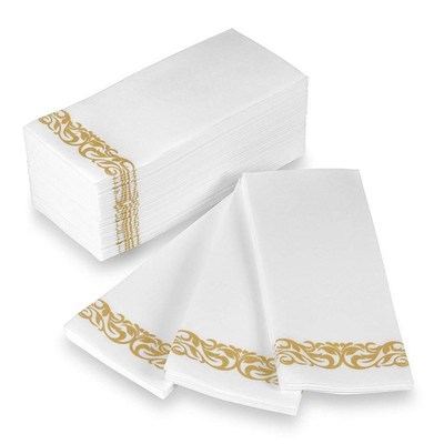 50pcs Soft and Absorbent Disposable Hand Towels   Bathroom N