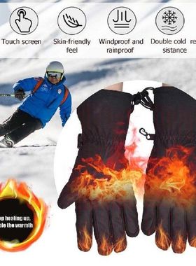 Electric Heating Gloves Winter Motorcycle Riding Warm