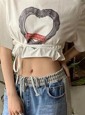 Tonngirls Harajuku Shirt Short Sleeve T Shirt Women Y2k Prin