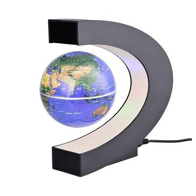 C Shape Floating Magnetic Levitation Globe LED World Map