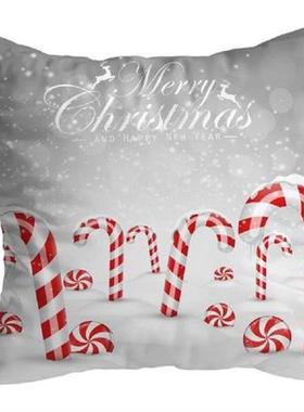 Eye-catching Sofa Bench Cushion Cover Santa Claus