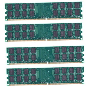 4X DDR2 4GB Memory RAM 1.5V 800MHZ PC2-6400 240 Pin Desktop