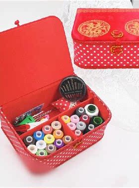 20.5*15*8.5 Wedding Dowry Sewing Kit Accessories Set