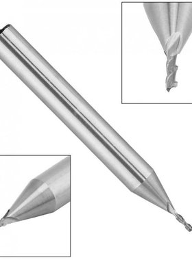 1mm 2 Flute HSS End Mill Cutter with Super Hard Straight Sha