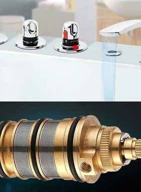 Brass Replacement Thermostatic Valve Spool Faucet Cartridge