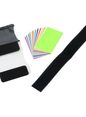12pcs Diffuser Lighting card for Strobist Flash Gel Filter C