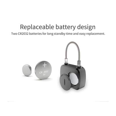 Smart Lock Fingerprint Outdoor Luggage Bag Padlock With Meta