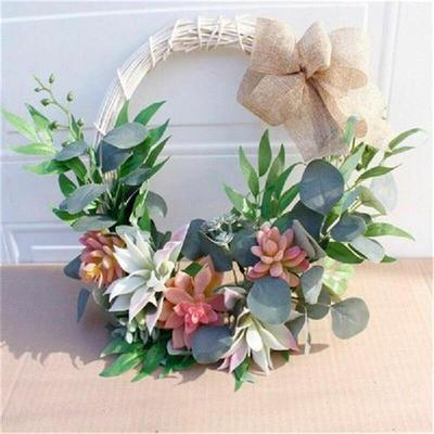 40cm Hanging Fake Flower Succulent Twig Flower Garland