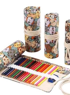 Art Canvas pencil pen curtain 36/48/72 hole color lead card