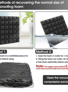 12Pcs 30X30X5CM Sound Insulation Cotton Sound Insulation Foa