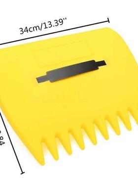2Pcs/Pair Yellow Plastic Garden Yard Leaf Scoops Grass Hand