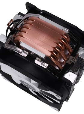 4PIN CP cooler 6 heatpipe Double fans cooling 12cm fan LGA77