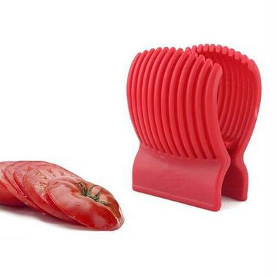 Red Tomato Slicer Plastic Kitchen Gadgets Tools Potato