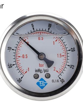 Compound Pressure Vacuum Gauge Glycerine Filled 68mm -1~0/1/