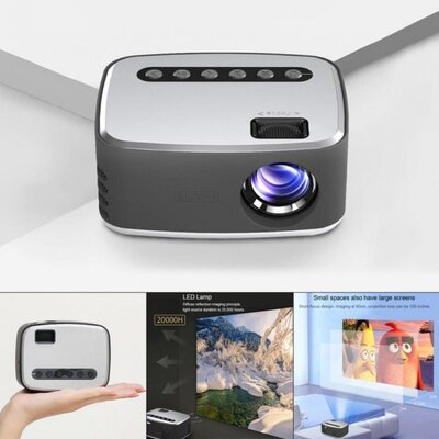 T20  Projector Home LED Portable Video Player Cinema Min