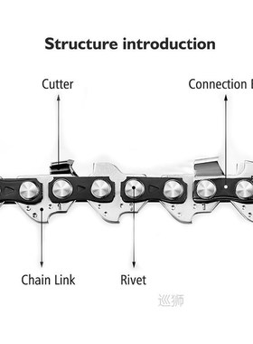 Mini Steel Chainsaw 4Inch 6Inch 8Inch Chains And Guide Elect