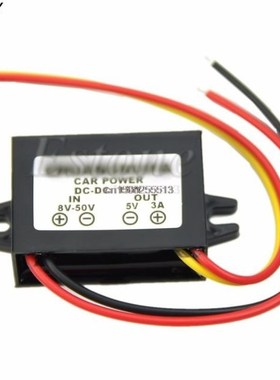 New DC Waterproof 12/24V to 5V 3A 15W Buck Step-Down Convert