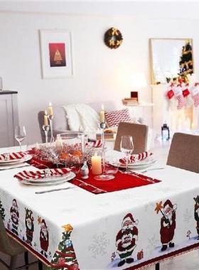 BESTONZON 84 x 60in Christmas Tablecloth Decorative Table