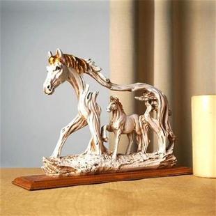 Horse Decoration for Home Wooden Easter DIY Craft Handmade