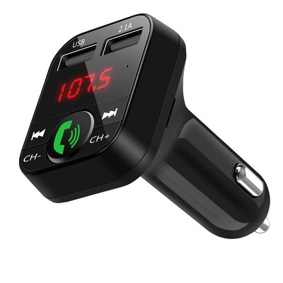 Car Wireless Bluetooth  4.1 FM Transmitter LED MP3 Player US